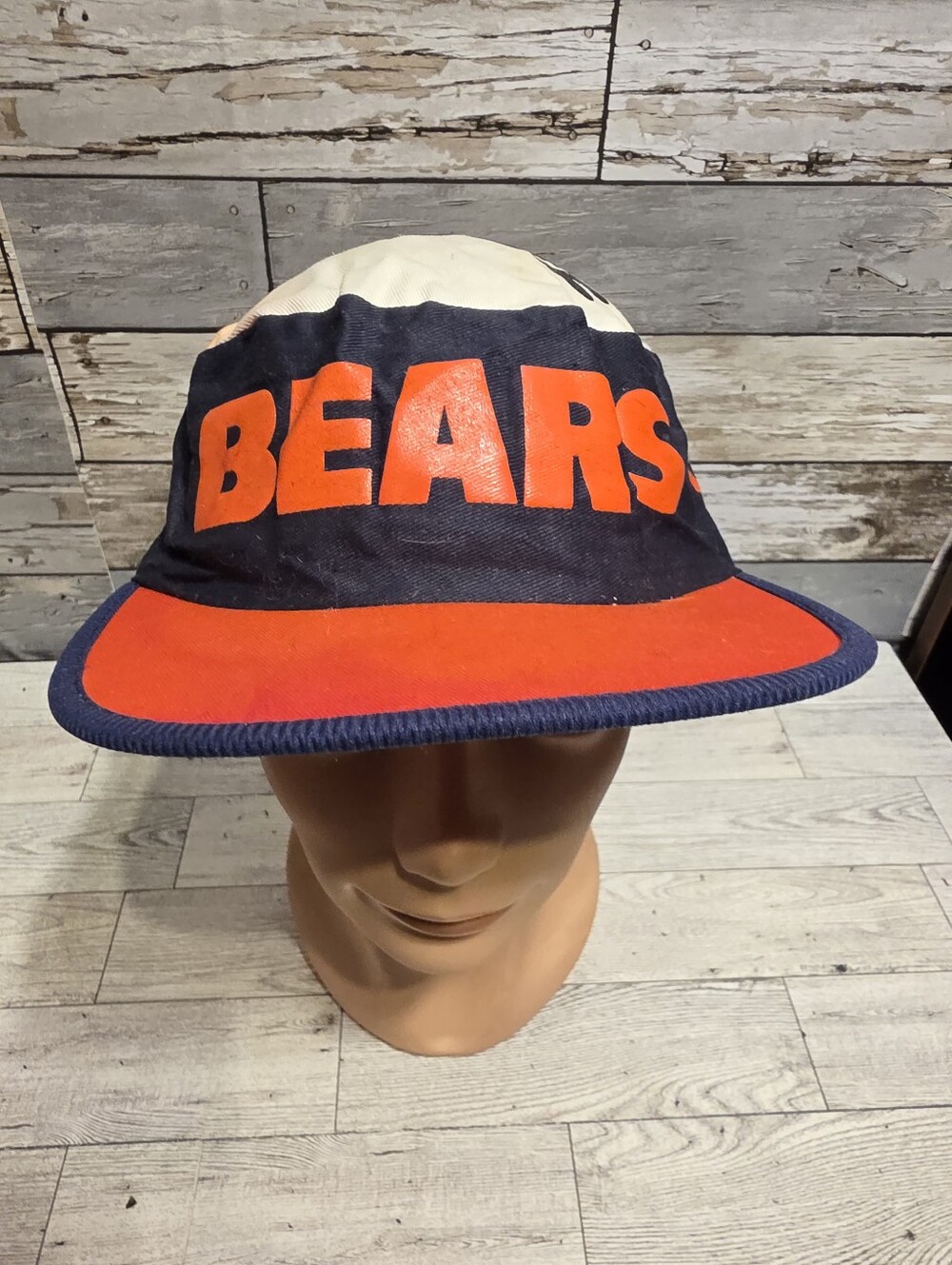 Vintage  'Bears' Navy and Orange  Hat